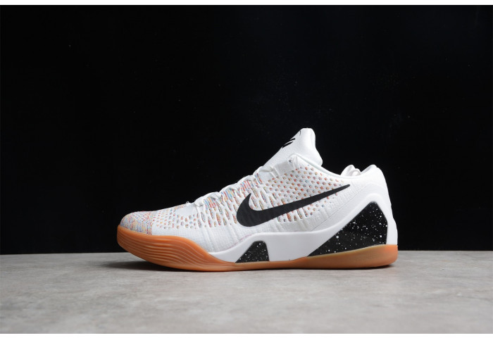 nike kobe 9 elite preM1vm low htm milan white multi-color 698595-109