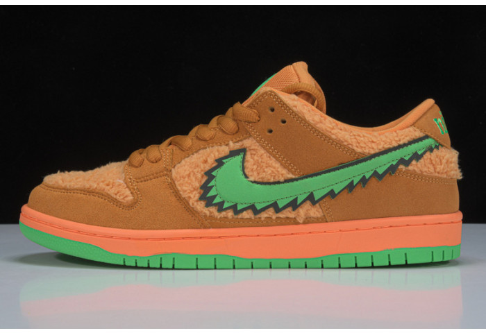 nike sb dunk low grateful dead bears orange cj5378-800