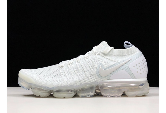 nike air vapormax flyknit 2 white vast grey 942842-105