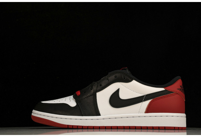 air jordan 1 low og“black toe”  cz0790-106