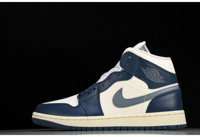 air jordan 1 mid“sky j french blue”   bq6472-414