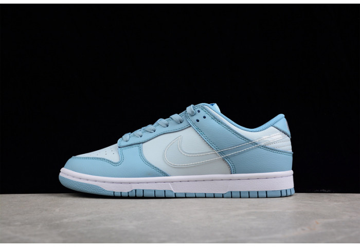 nike dunk low gs grey blue dh9765-401