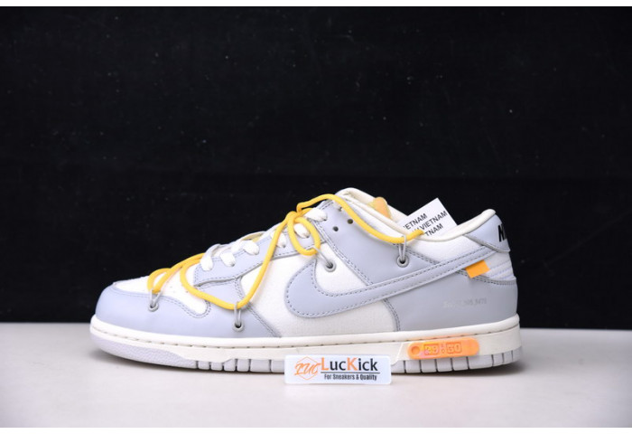 nike dunk low ow lot 29 - dm1602-103