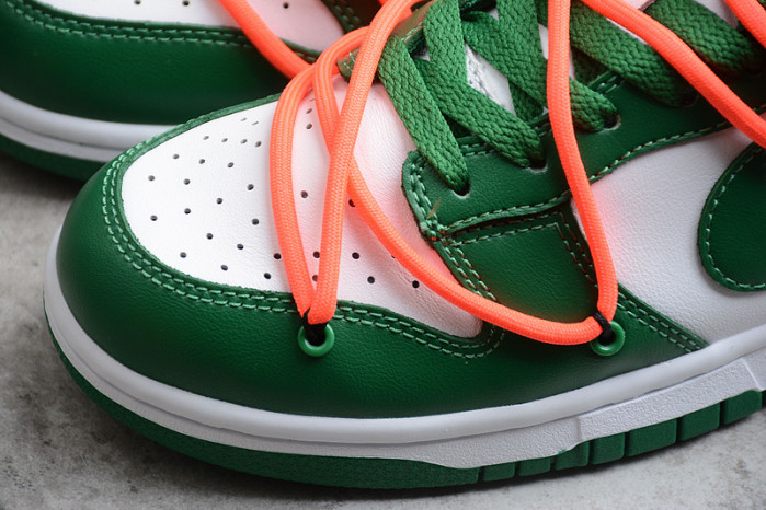 nike dunk low ow pine green ct0856-100