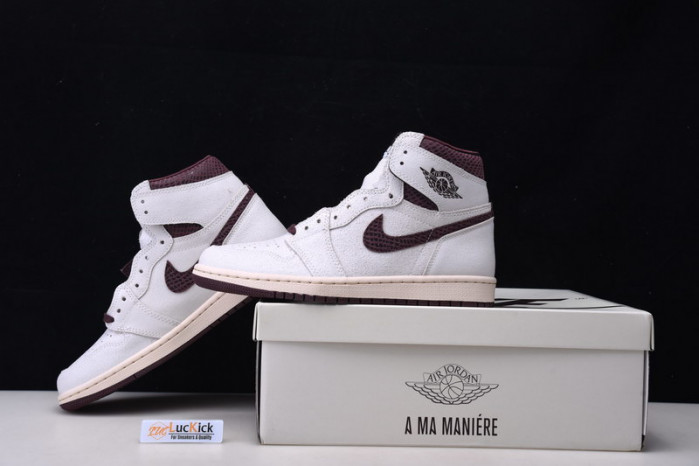 air jordan 1 high og sail/burgundy crush do7097-100