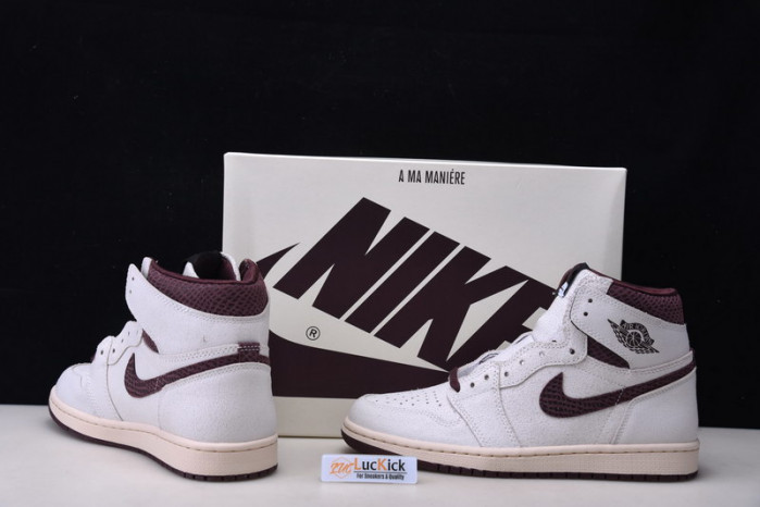 air jordan 1 high og sail/burgundy crush do7097-100