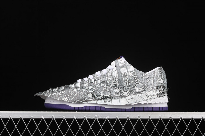 nike dunk low flip the old school (w) dj4636-100