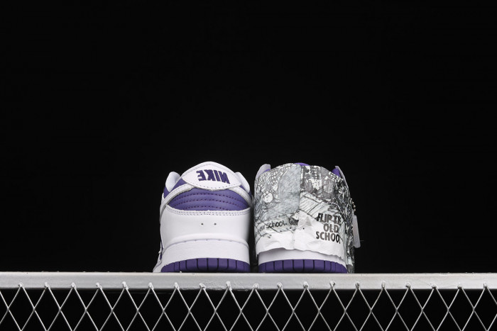 nike dunk low flip the old school (w) dj4636-100