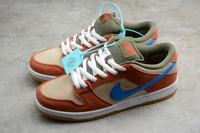 nike sb dunk low corduroy dusty peach   bq6817-201