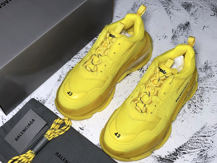 balenga triple s clear sole yellow 544351 w09o1 6501