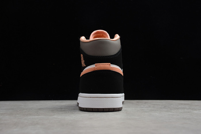 air jordan 1 mid “apricot agate”   dh0210-100