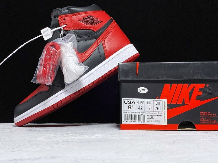 jordan 1 retro bred "banned" (2016) 555088-001
