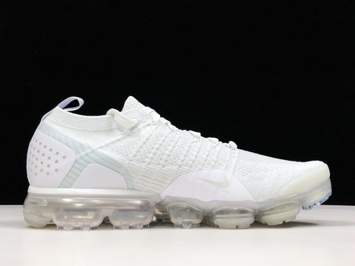 nike air vapormax flyknit 2 white vast grey 942842-105