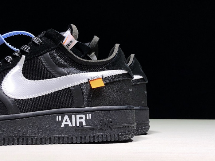 nike air force 1 low ow black white ao4606-001