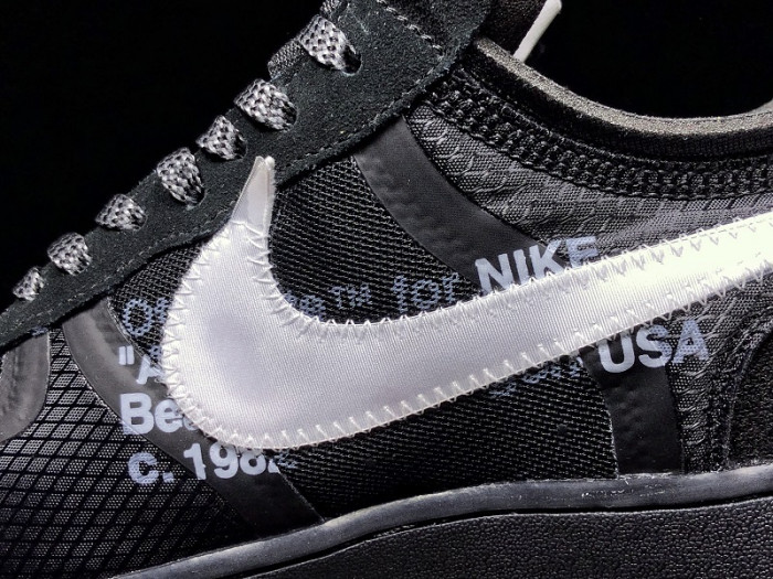 nike air force 1 low ow black white ao4606-001