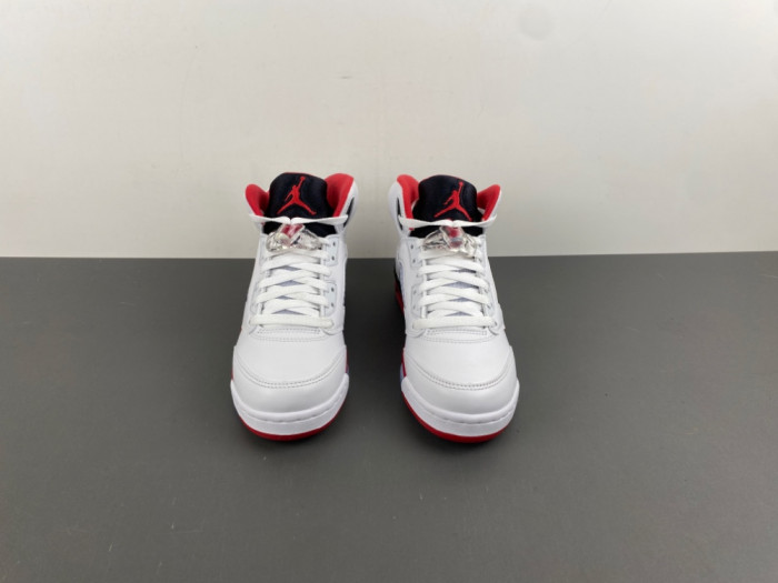 Air Jordan 5 “Fire Red Black Tongue” HQ7980-101