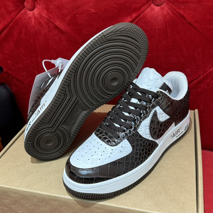 lou vuit sci-fi sneakers& nike air force 1  lvs&naf-001