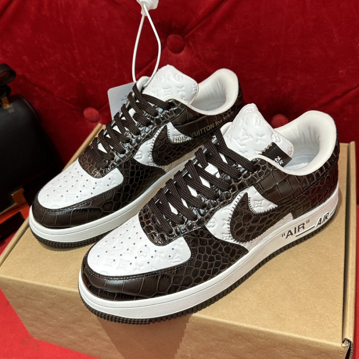 lou vuit sci-fi sneakers& nike air force 1  lvs&naf-001