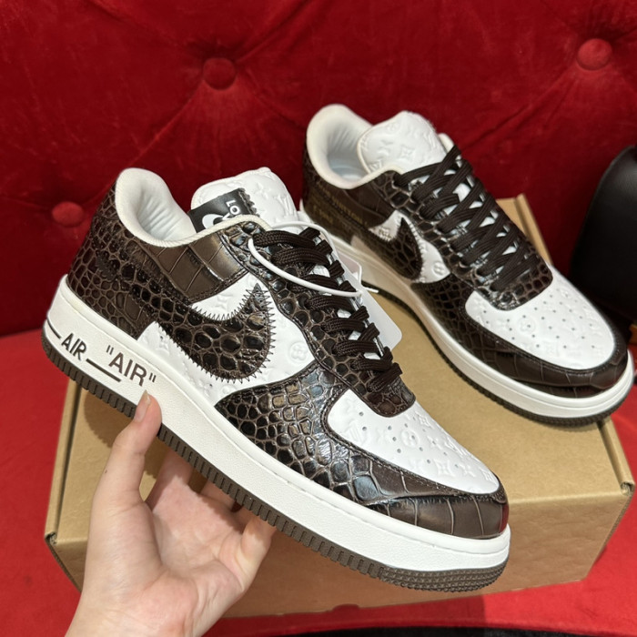 lou vuit sci-fi sneakers& nike air force 1  lvs&naf-001
