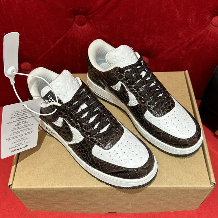 lou vuit sci-fi sneakers& nike air force 1  lvs&naf-001