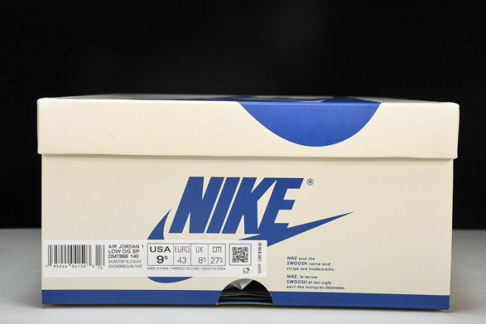 Jordan 1 Low fragment design x Travis Scott DM7866-140