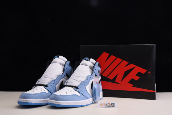 jordan 1 retro high white university blue black 555088-134