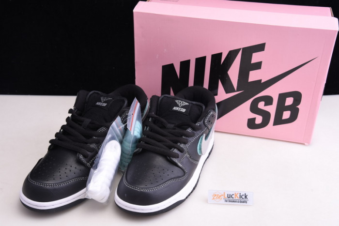 nike sb dunk low D1am0nd s*pply co black D1am0nd bv1310-001