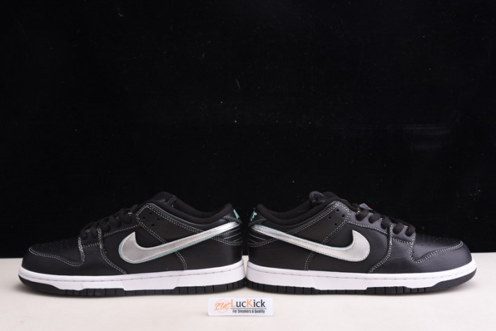 nike sb dunk low D1am0nd s*pply co black D1am0nd bv1310-001