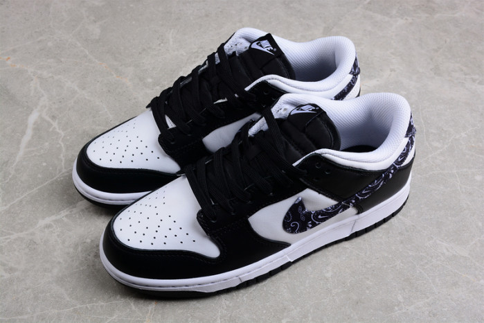 nike dunk low “black paisley”  dh4401-100