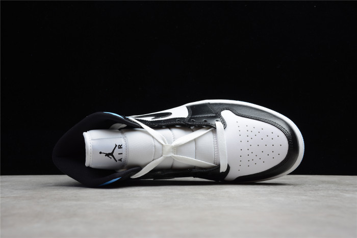 jordan 1 mid university black white (w) bq6472-102