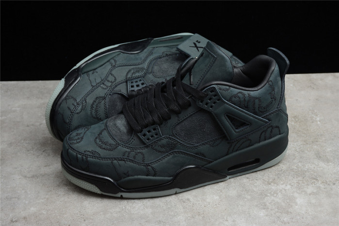 jordan 4 retro kaws black 930155-001