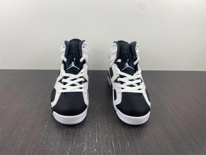 air jordan 6 retro "oreo" 384664-101