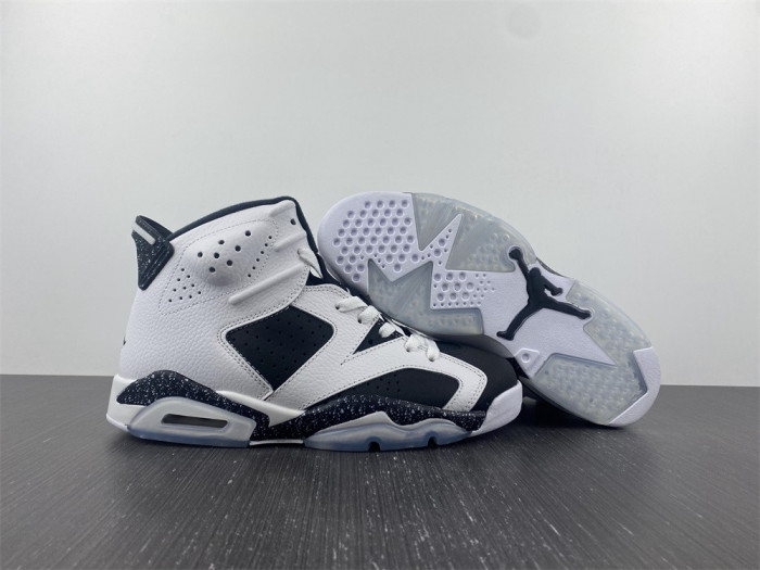 air jordan 6 retro "oreo" 384664-101