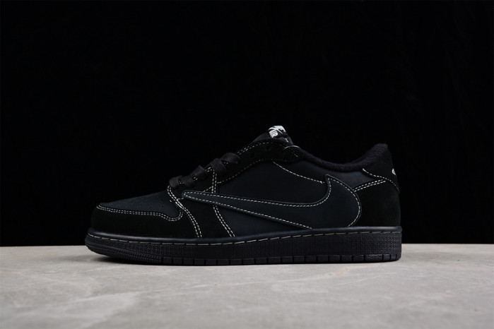 travis scott x air jordan 1 low og “black/phanT0m”  dm7866-100