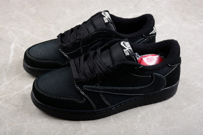 travis scott x air jordan 1 low og “black/phanT0m”  dm7866-100