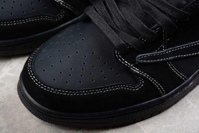 travis scott x air jordan 1 low og “black/phanT0m”  dm7866-100