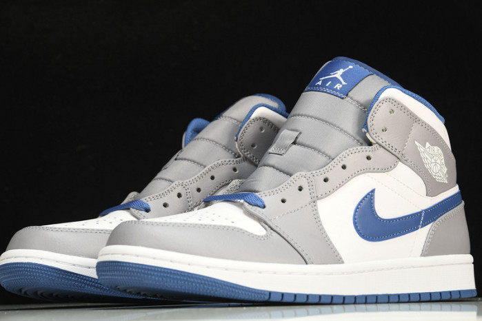 air jordan 1 mid "true blue"    dq8426-014