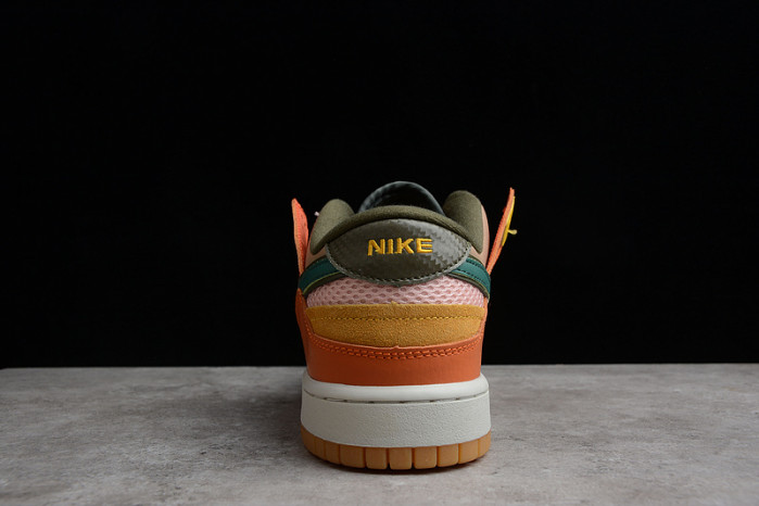 nike dunk low scrap archeo brown  db0500-200