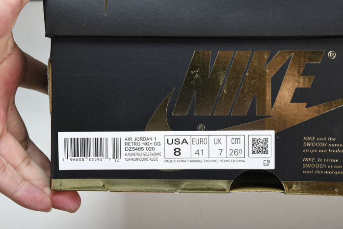 air jordan 1 retro high og "palomino" dz5485-020