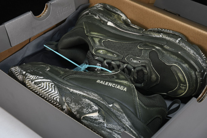 balenga triple s black clear sole    btsbcs-023