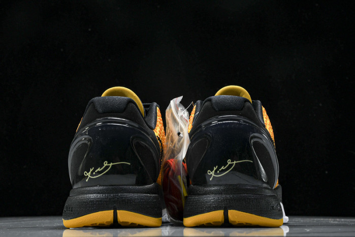 nike kobe 6 protro “lightbulb” black yellow   429659-700