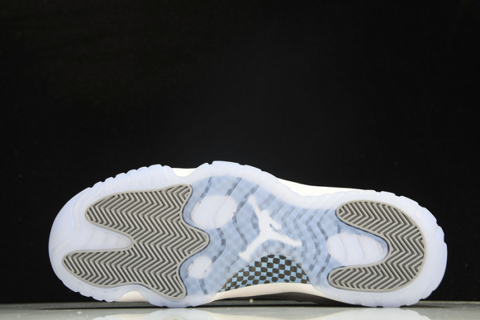 jordan 11 retro low  “cement grey”   av2187-140