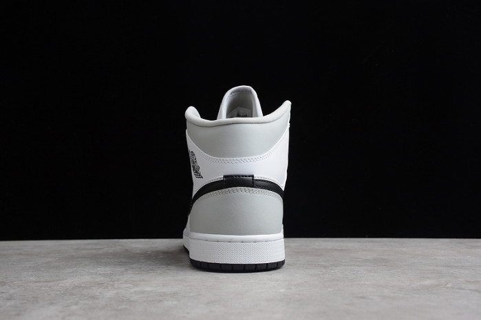 air jordan 1 mid "light smoke grey" aj1  bq6472-015