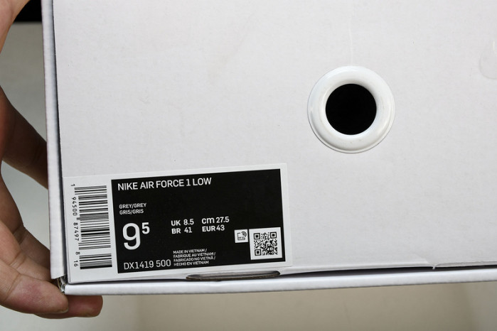 Nike Air Force 1 “Ghost Grey” DX1419-500