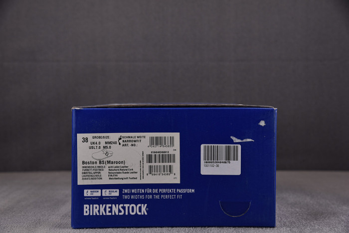 BIRKEN SLIDE (Maroon) BNSE-005