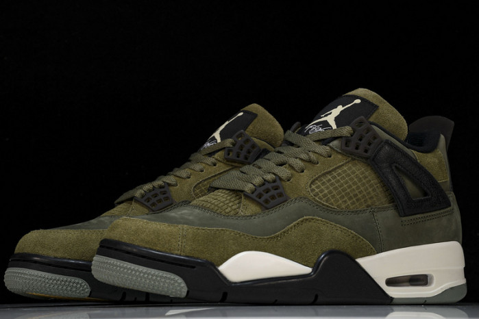 air jordan 4 craft “medium olive”   fb9927-200