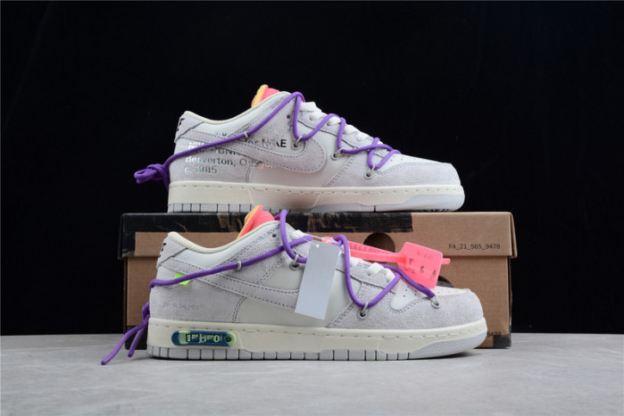 ow x dunk low 
