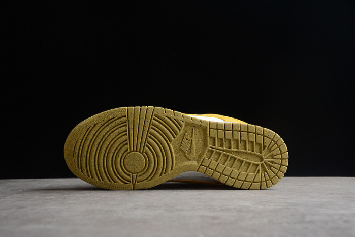 nike dunk low sun club white yellow  dv1681-100